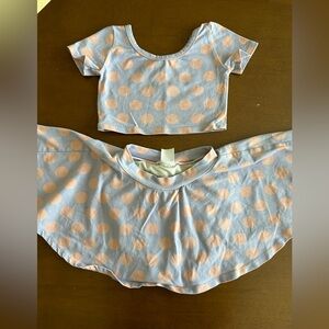 Wild rich kid 3/4 two piece skirted Leo